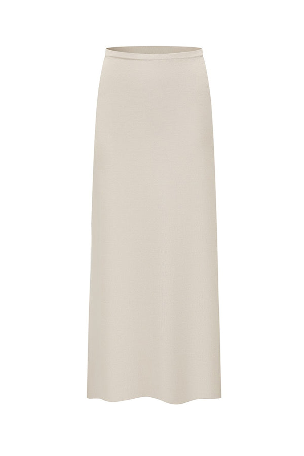 SWAYING 24 Early Autumn Straight Skirt SW-SW24PF3B05-MIHUI Beige Gray